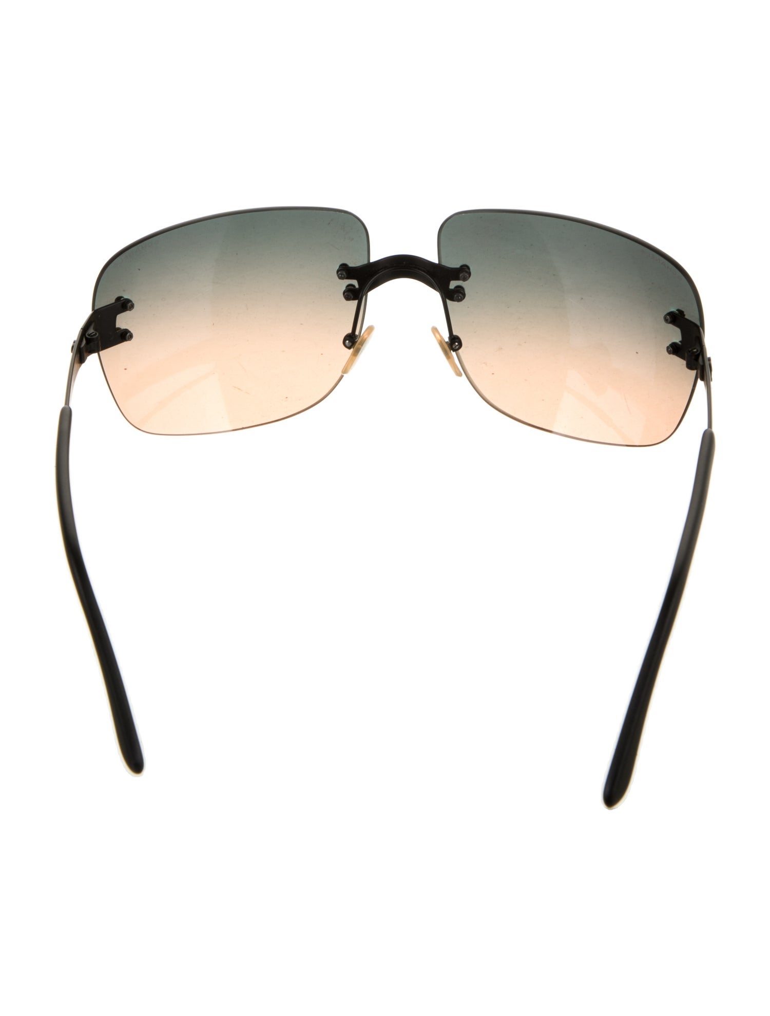 Chanel Interlocking CC Logo Shield Sunglasses